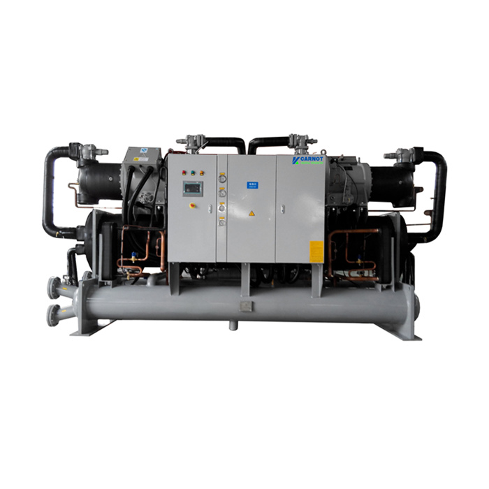 鞍山水產(chǎn)冷水機,鞍山工業(yè)制冷機,水冷螺桿式冷水機組-雙機